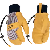 1927KWLT™ Lined Premium Grain Pigskin Lobster Ski Mitt with Omni-Cuff™