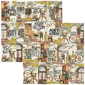 49 and Market Academia YOU DID IT 12″X12″ Scrapbook Paper