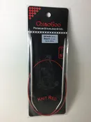 24-inch Stainless Red Circular Needles from ChiaoGoo