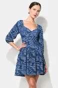 Adelyn Rae Alani Long Sleeve Denim Mini Dress