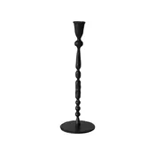 12" Black Taper Candle Holder
