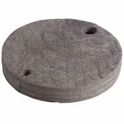 UNIVERSAL DRUM TOP SORBEN PAD, 22" GRAY, PK/25