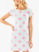 Addie Dress in Quonnie Tides in Capri