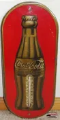 1938 Oval Coca Cola Christmas Thermometer