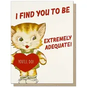Adequate Cat Card