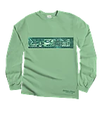 Akamu Band - Key Lime Dyed Long Sleeve Crewneck T-Shirt