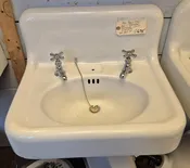 High Back Bathroom sink 1937