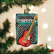 Guitar and Amp Ornament – Celebrate Music This Christmas
