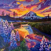 Alpine Light Art Print