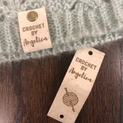 Cork Labels with holes for rivets