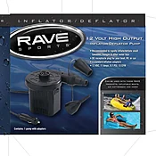 12 Volt High Output Inflator/Deflator Pump