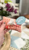 2-Minute Tissue Tote with Added Gift Tag Printable (Downloadable Pattern)
