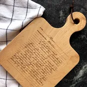 12 x 8 Custom Engraved Recipe Artisan Board