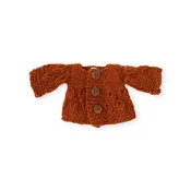 Carrot Cardigan for Dolls