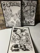 Atomic Studios Sinthetic Comic Book Art Posters Lot of 3