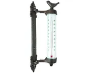 Bird Wall Thermometer Cast Iron Antique Brown