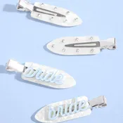 Bride Pearlized Beauty Clips