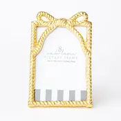 4x6 Frame - Bow - Gold