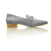 Adonis Blue Nubuck Leather Loafer