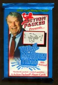 1991 Action Packed Football All Madden Team 8th Annual Unopened Pack