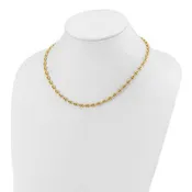 14K & 18K Yellow Gold Polished Anchor Link Chain