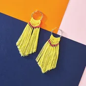 Crochet Tassel Earrings Pattern PDF