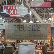 Teush’s Wood Canvas Sign — Aurora Mills