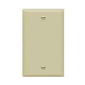 1-Gang Blank Cover Wall Plate | Residential Grade | Enerlites 8801
