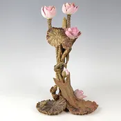 #12251 - Victorian Porcelain Whimsey, Worchester Candelabra c1870s