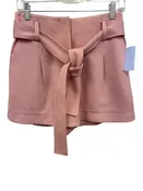 3.1 Phillip Lim Size 2 Pink Acetate & Polyester Zip Fly High Rise Pockets Shorts