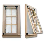 Carolina Coops Pre-Hung Chicken Coop Window