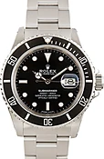 Rolex Submariner Ref 16800 Oyster Bracelet Black Dial