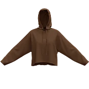 Women’s Cropped Panel Hoodie