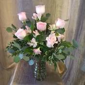 Playful Pink Roses  ~ Flower A Day