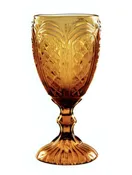11 oz Carousel Amber Goblet