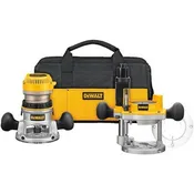 2-1/4 HP EVS Fixed Base/Plunge Router Combo Kit with Soft Start