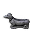 Concrete Dachshund Planter