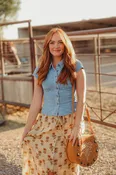 Blue Belle Top