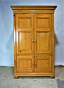 Large Wooden Dresser Armoire