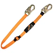 4'–6' Adjustable Restraint Lanyard – 2 Snap Hooks