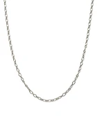 18” Double Link Rolo Chain Necklace in Sterling Silver