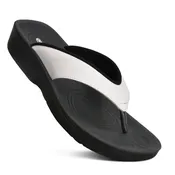 Aerothotic  Fallon Women’s Flip Flops Sandal - White