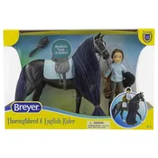 Breyer #61145 Jet and English Rider Charlotte Freedom Series NEW!