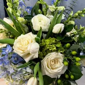 Lakeside Breeze- Hues of Whites, Blues & Greens