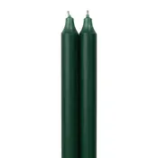 12" Taper Candle Set/2 - Hunter Green