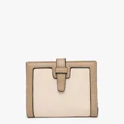 Bessie Canvas Wallet with Snap Closure