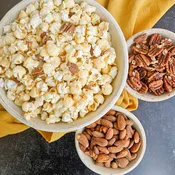 Almond Pecan Delight Popcorn