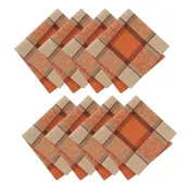 Autumnal Harvest Jacquard Napkins, Set of 8