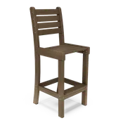 18" Villa Armless Bar-Height Chair