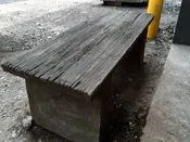 Barnwood Plank Bench Precast Concrete Mold Set – 4 ft